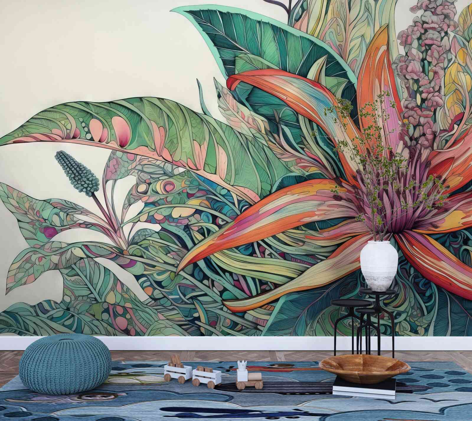 Fototapeta otvorený púčik agresívnej rastliny