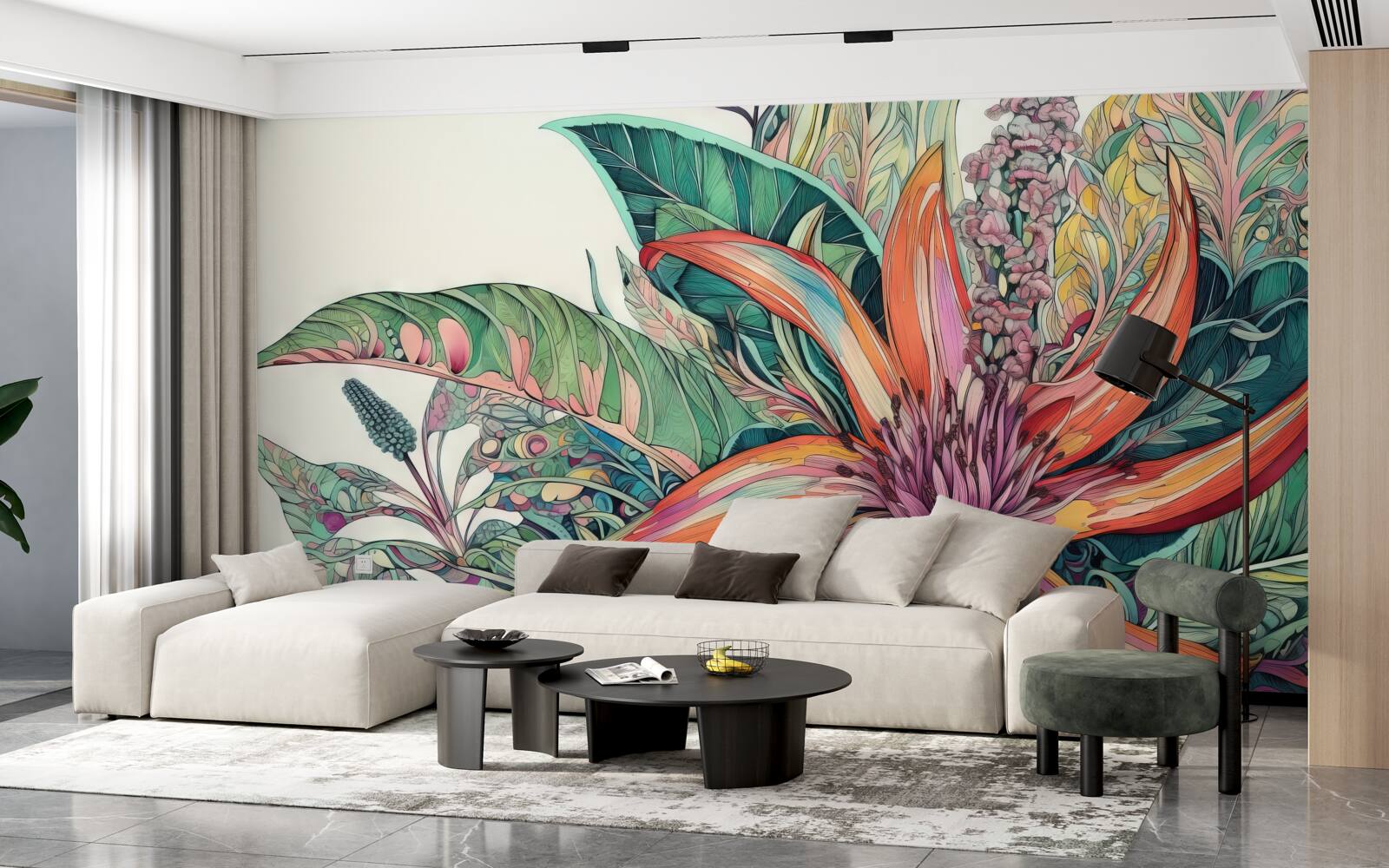 Fototapeta otvorený púčik agresívnej rastliny