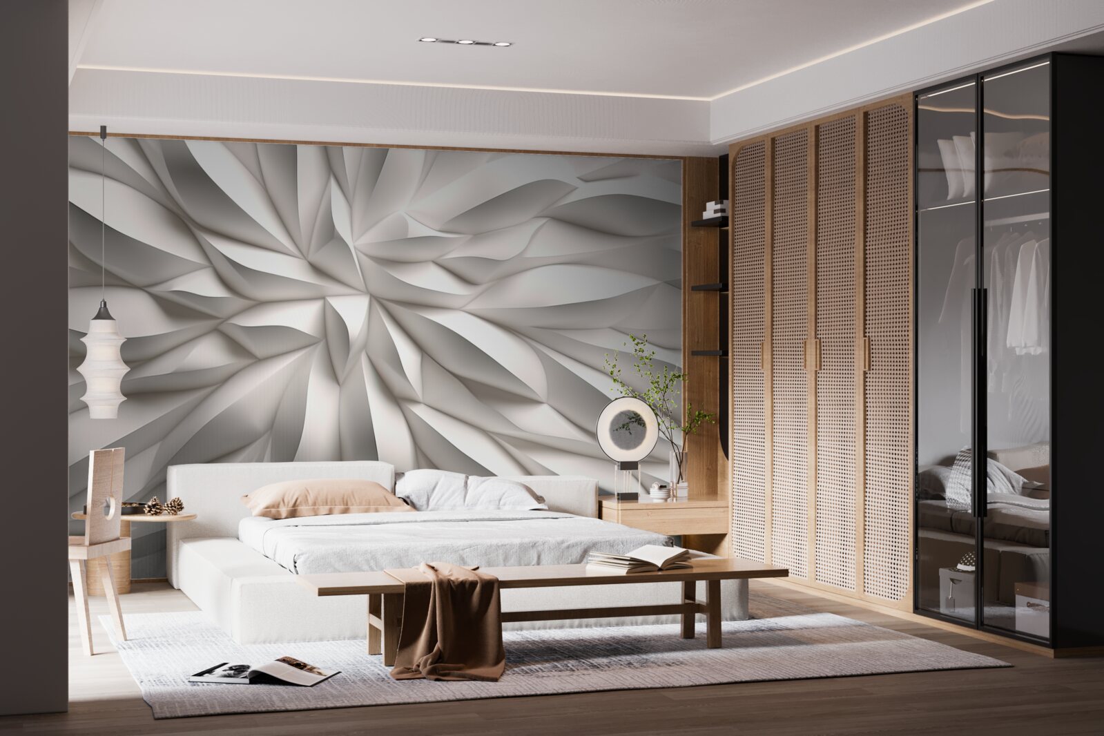 Fototapeta kvetinové centrum v abstrakcii