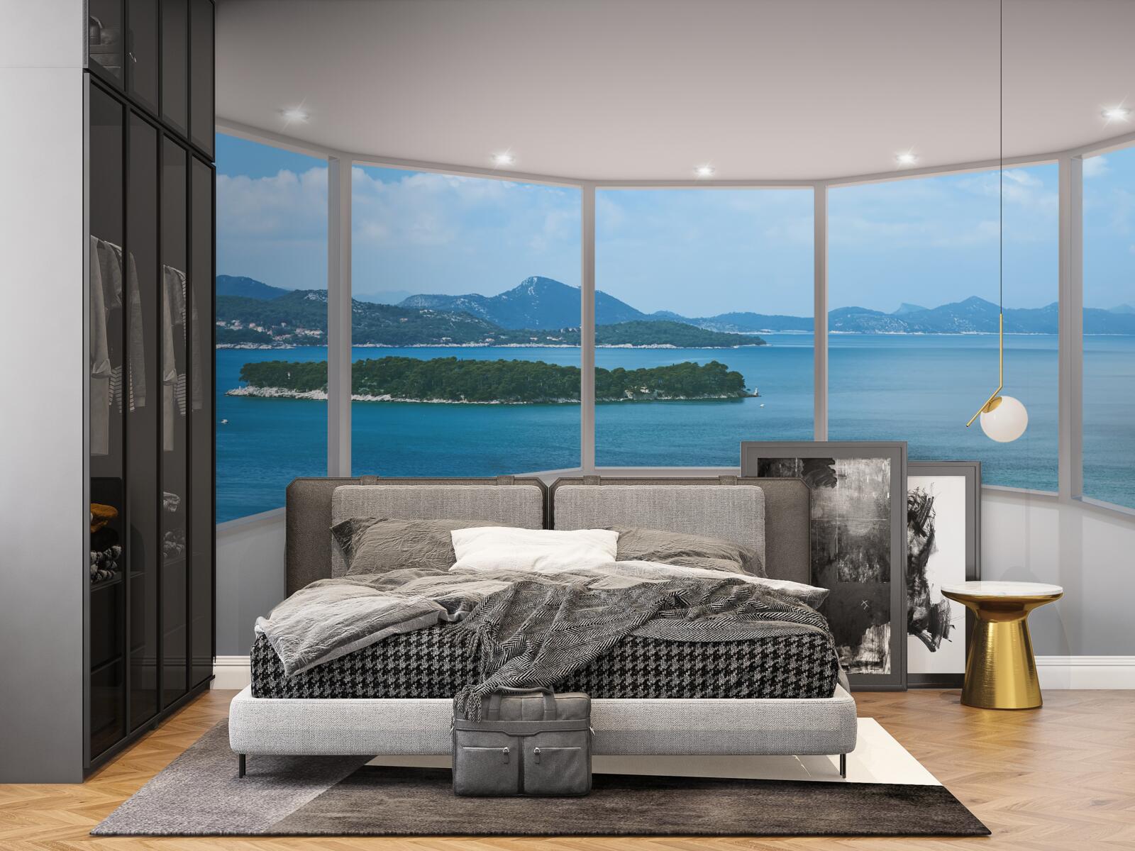 Fototapeta úžasný panoramatický výhľad na oceán priamo z okien