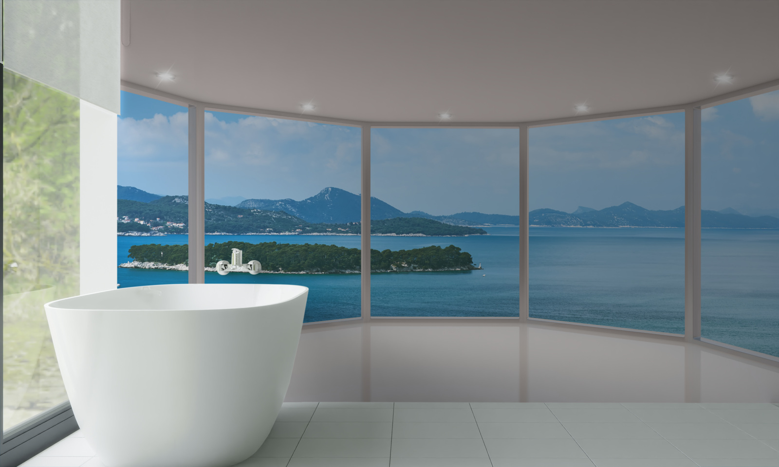 Fototapeta úžasný panoramatický výhľad na oceán priamo z okien