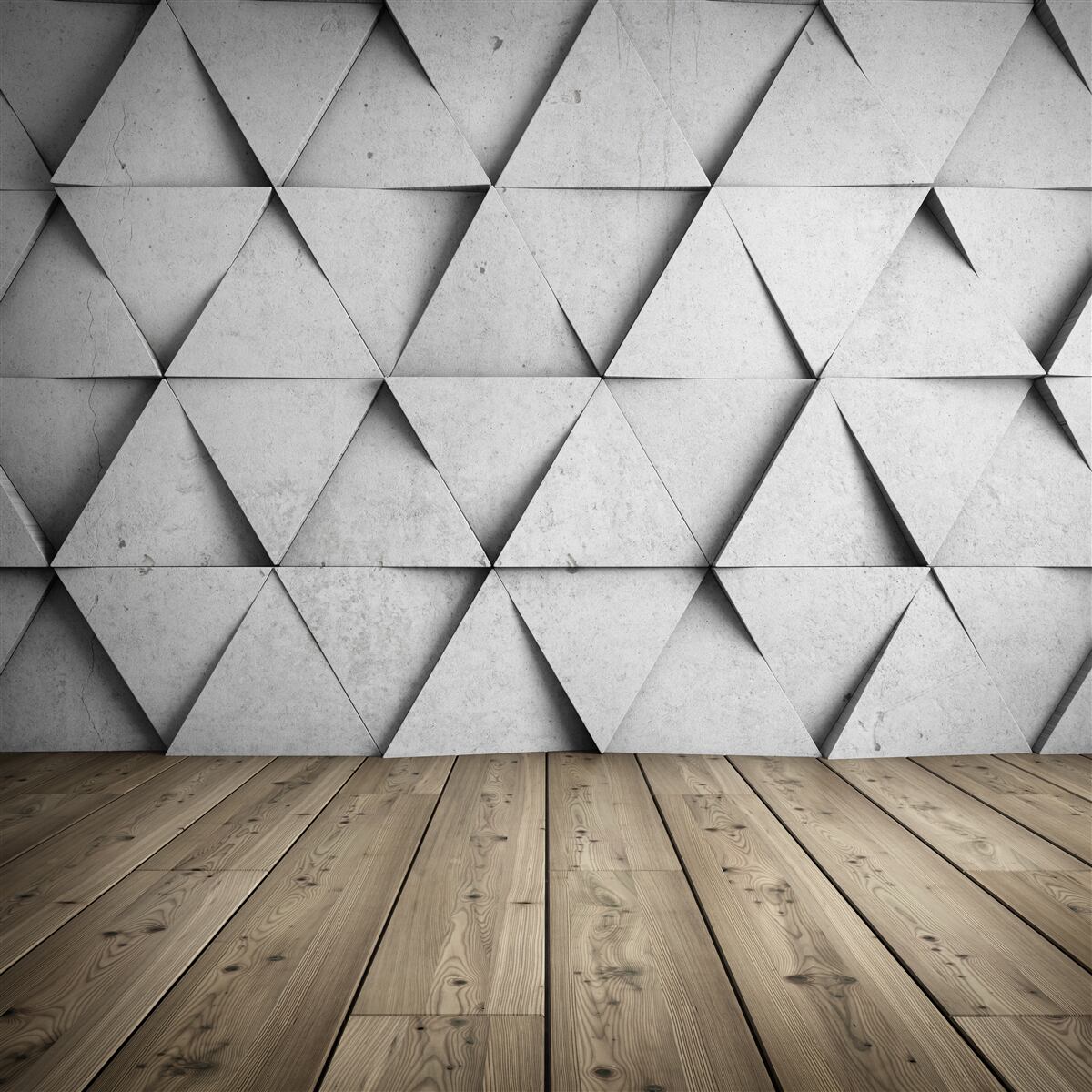 Fototapeta trojrozmerné trojuholníky s rovnými stranami