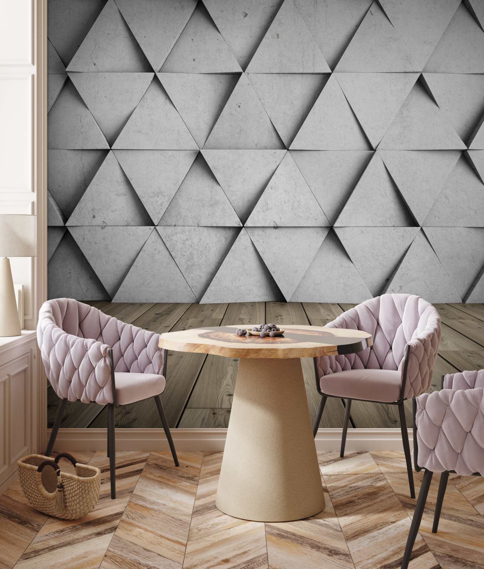 Fototapeta trojrozmerné trojuholníky s rovnými stranami