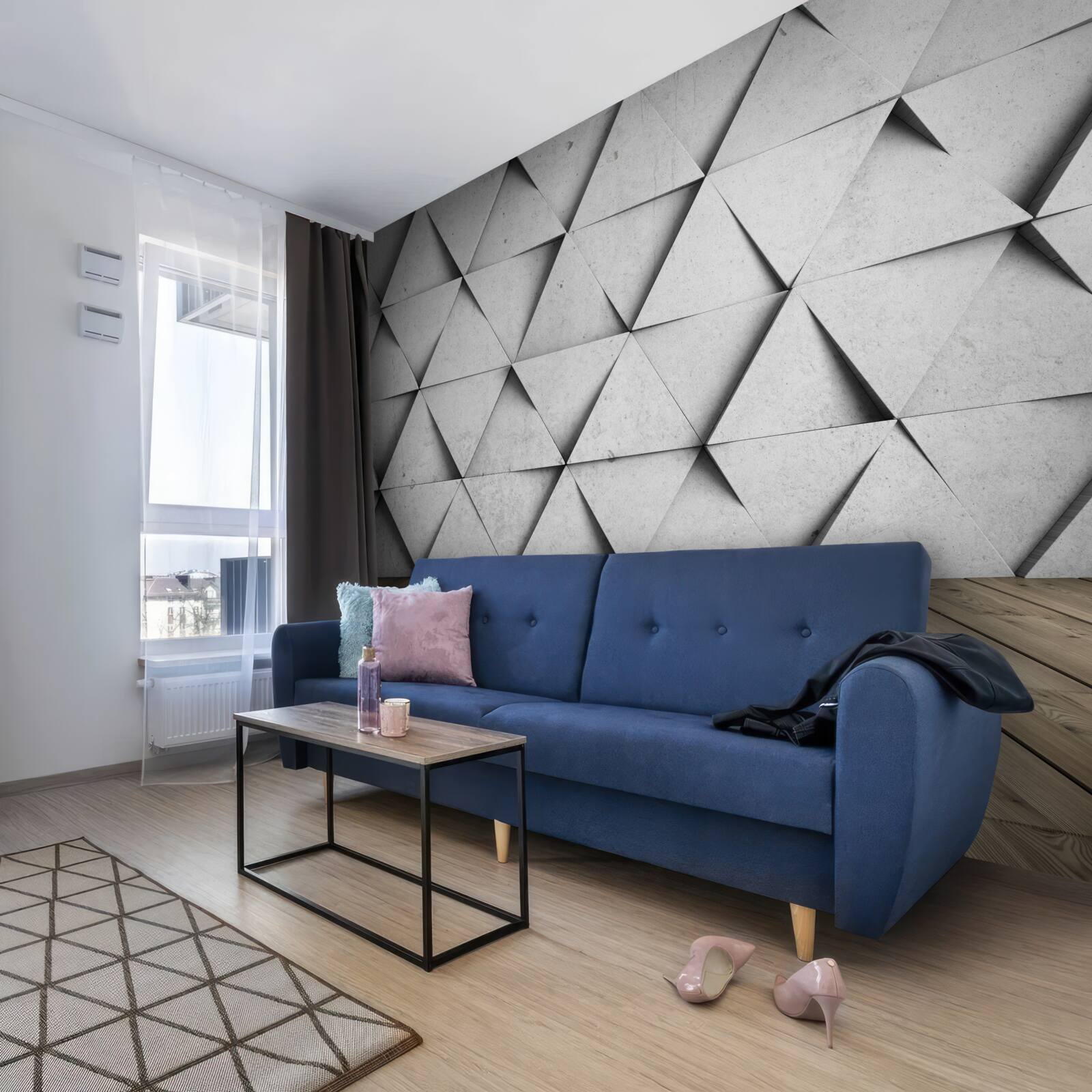 Fototapeta trojrozmerné trojuholníky s rovnými stranami