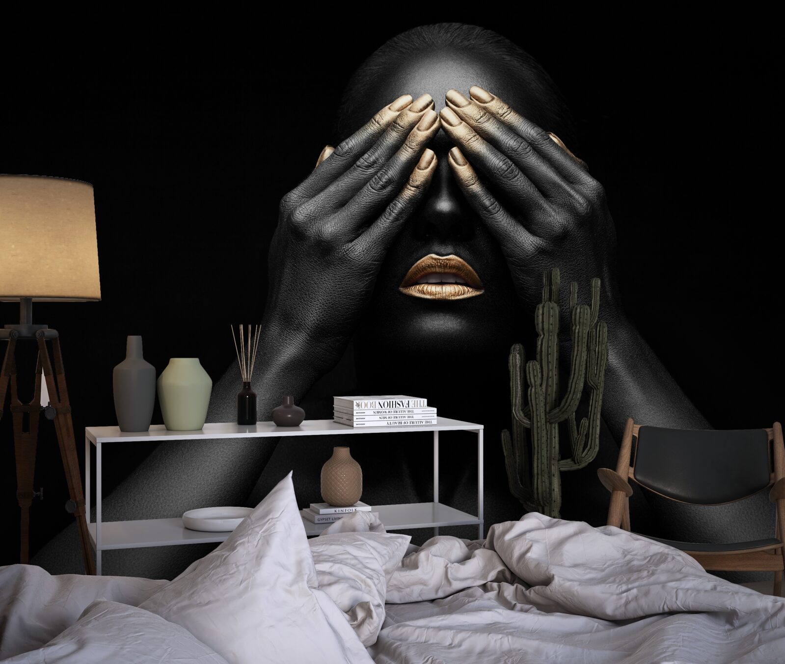 Fototapeta dievča si zakrylo oči rukami