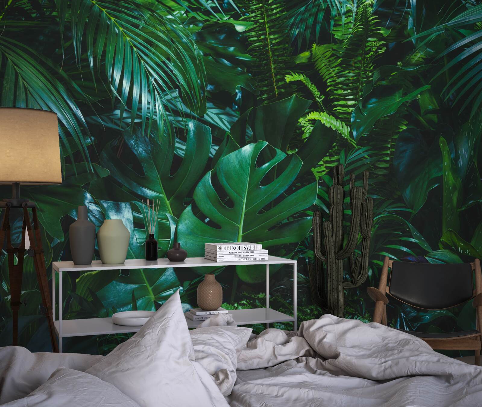 Fototapeta trópy sú pokryté sviežou zelenou flórou