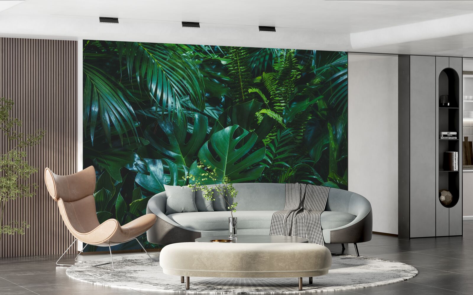 Fototapeta trópy sú pokryté sviežou zelenou flórou