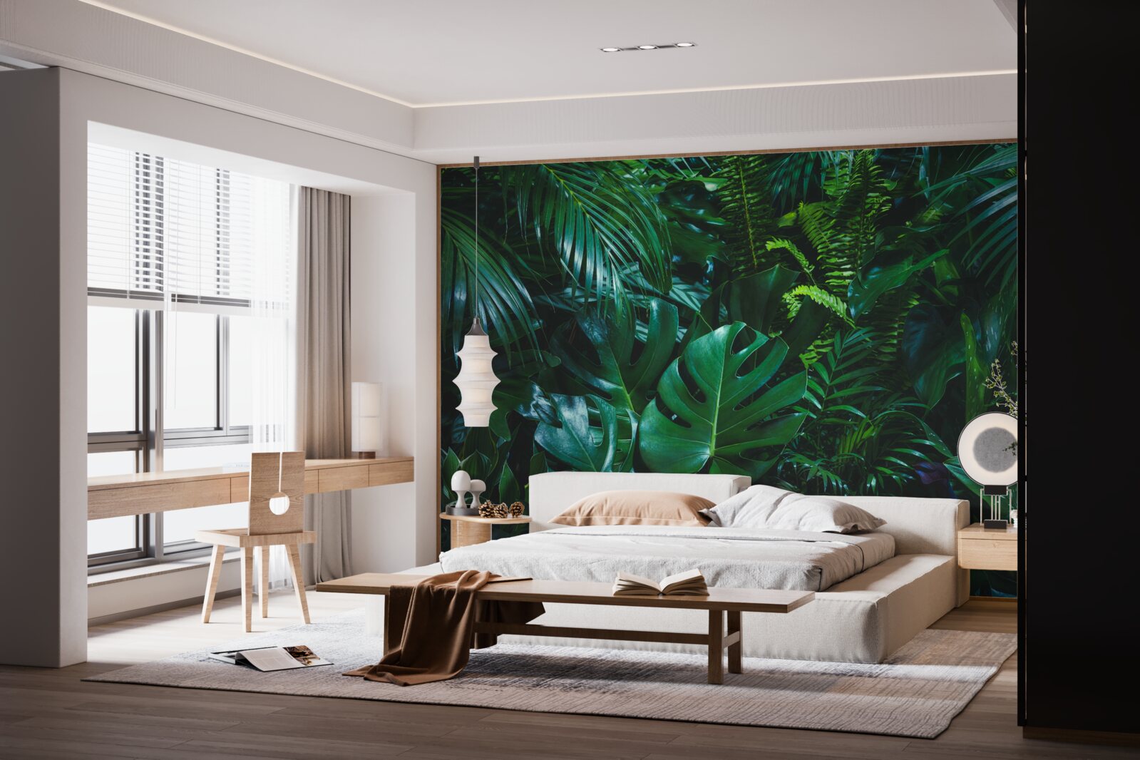 Fototapeta trópy sú pokryté sviežou zelenou flórou