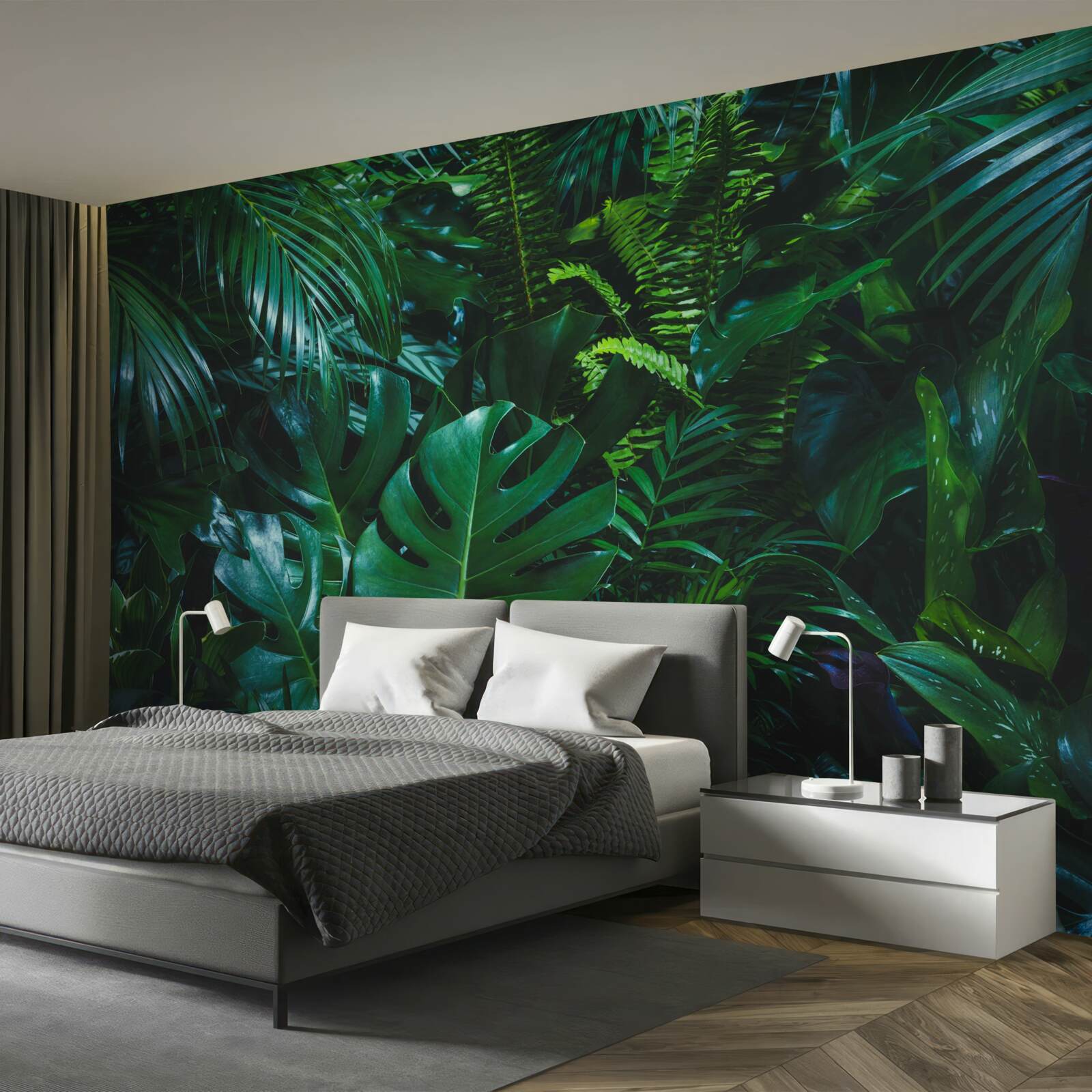 Fototapeta trópy sú pokryté sviežou zelenou flórou