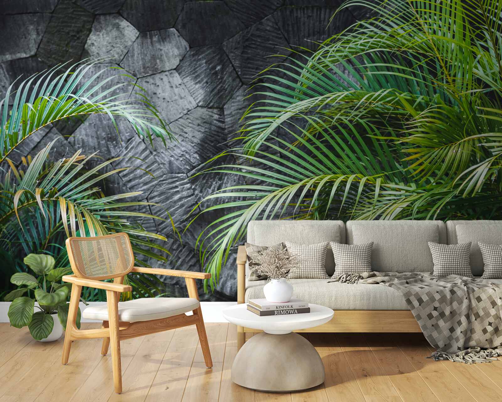 Fototapeta papraď odchádza do hmlistej noci