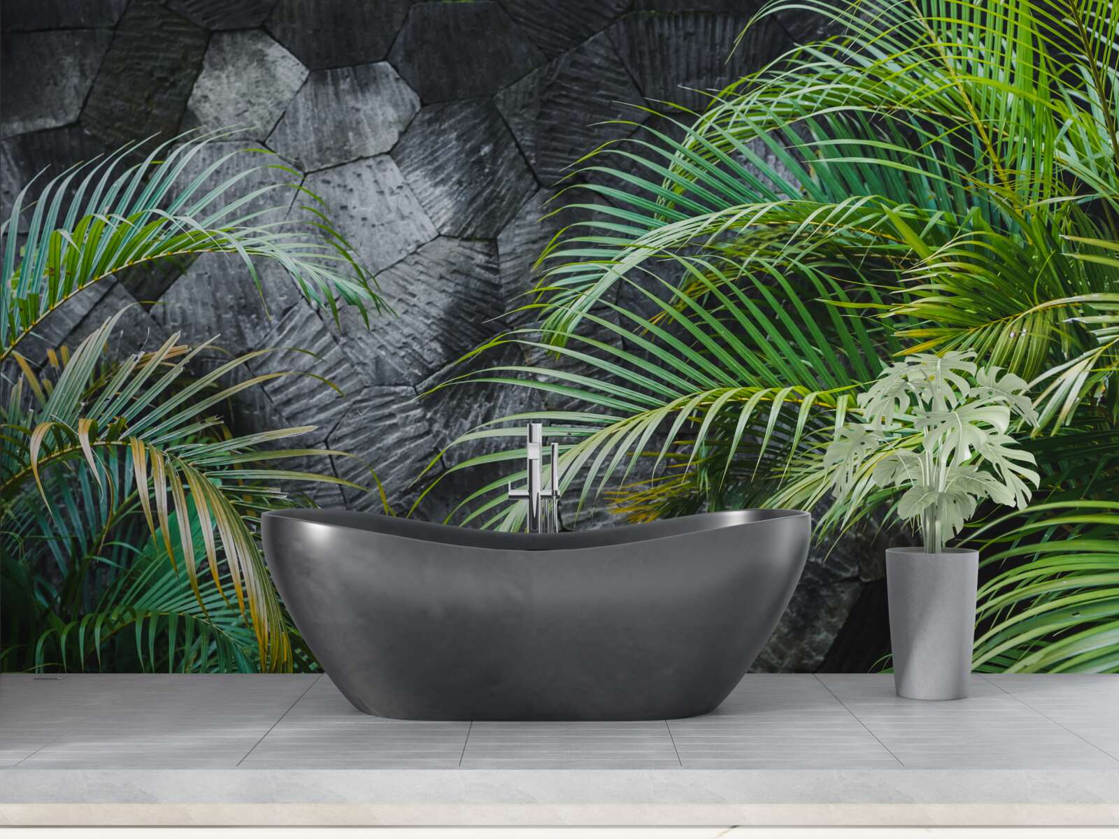 Fototapeta papraď odchádza do hmlistej noci