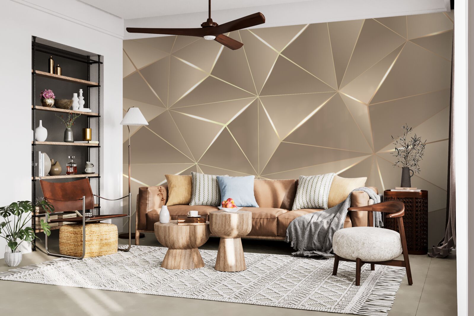 Fototapeta 3d textúry na svetlom pozadí