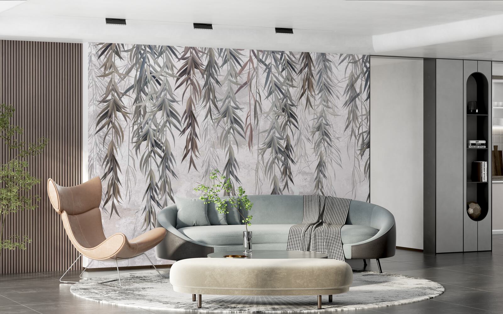 Fototapeta vŕbové listy na jeseň