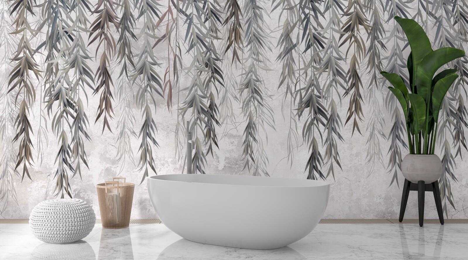 Fototapeta vŕbové listy na jeseň