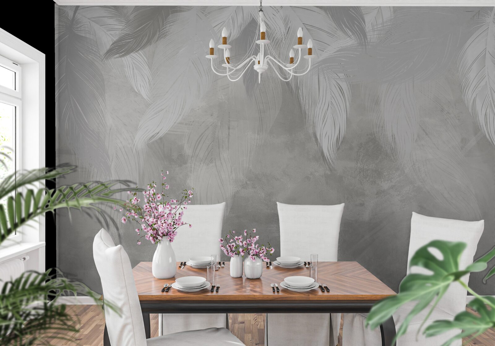 Fototapeta ráno v dažďovom pralese, zahalené v hmle