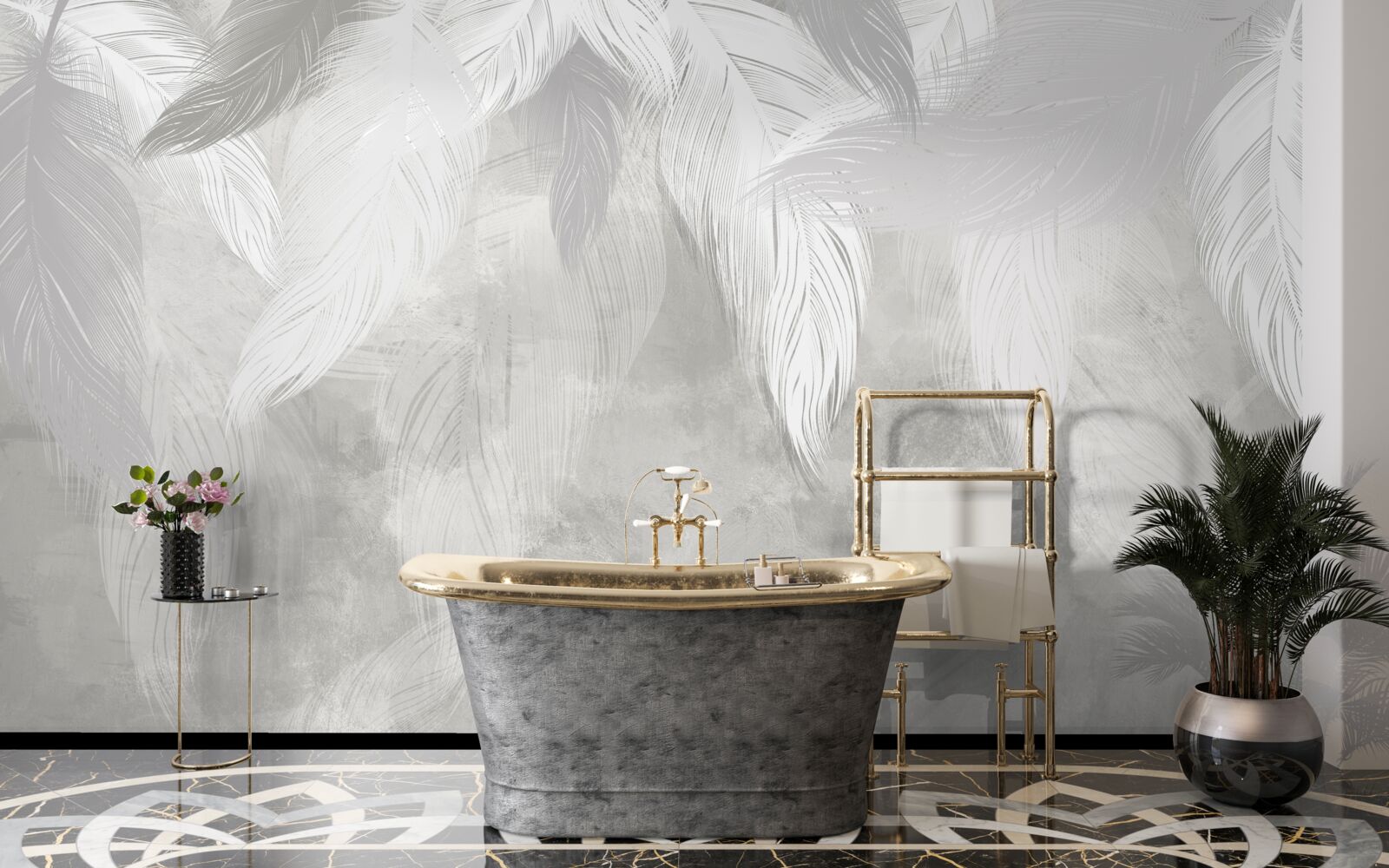 Fototapeta ráno v dažďovom pralese, zahalené v hmle