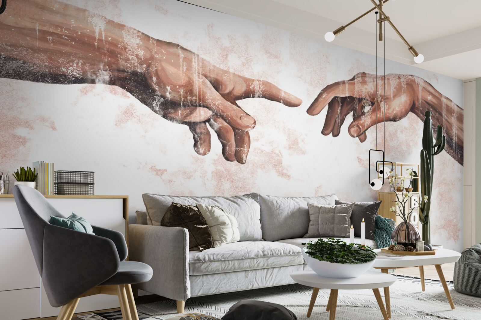 Fototapeta ruky muža a ženy, ktoré sú navzájom spojené