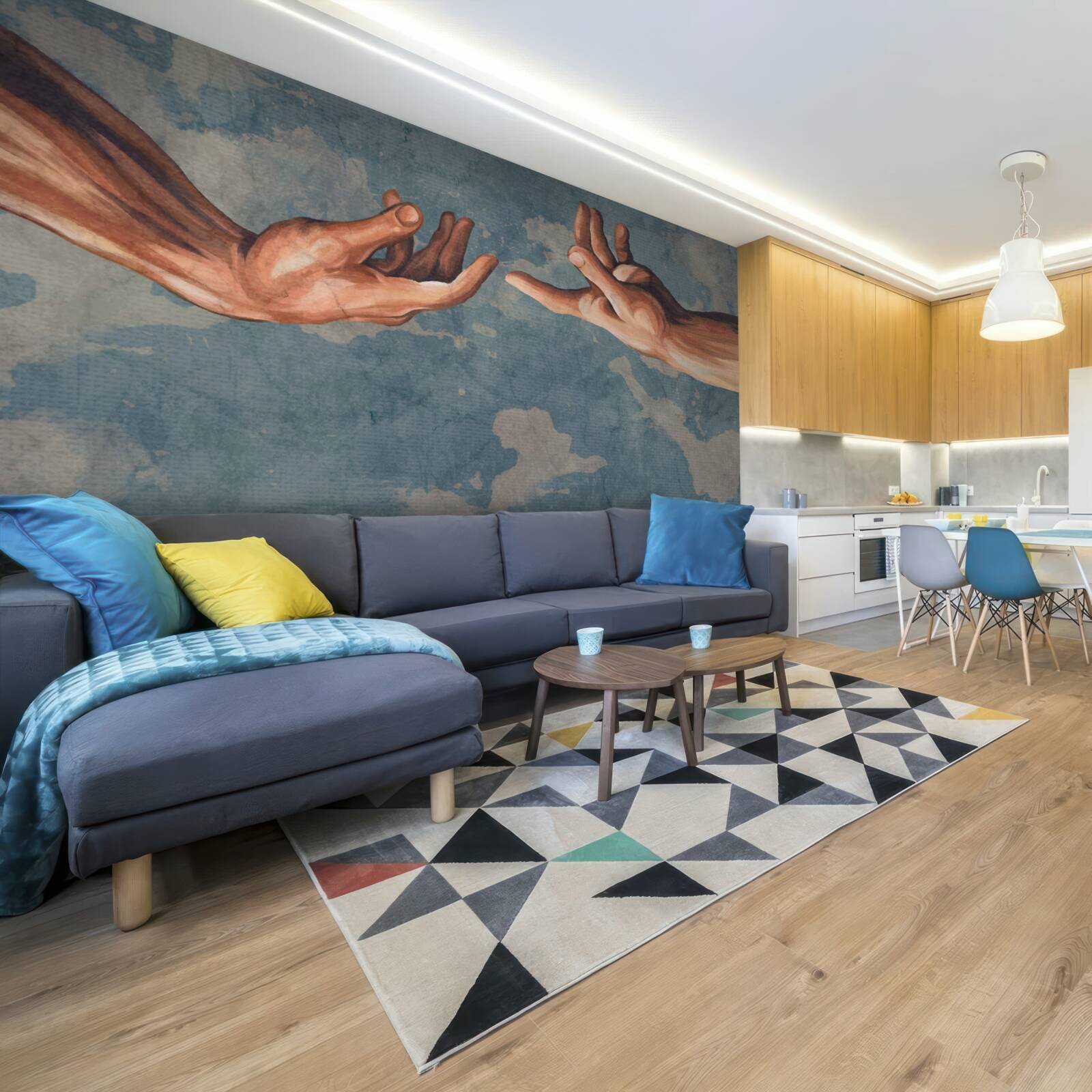 Fototapeta ruky siahajúce po sebe