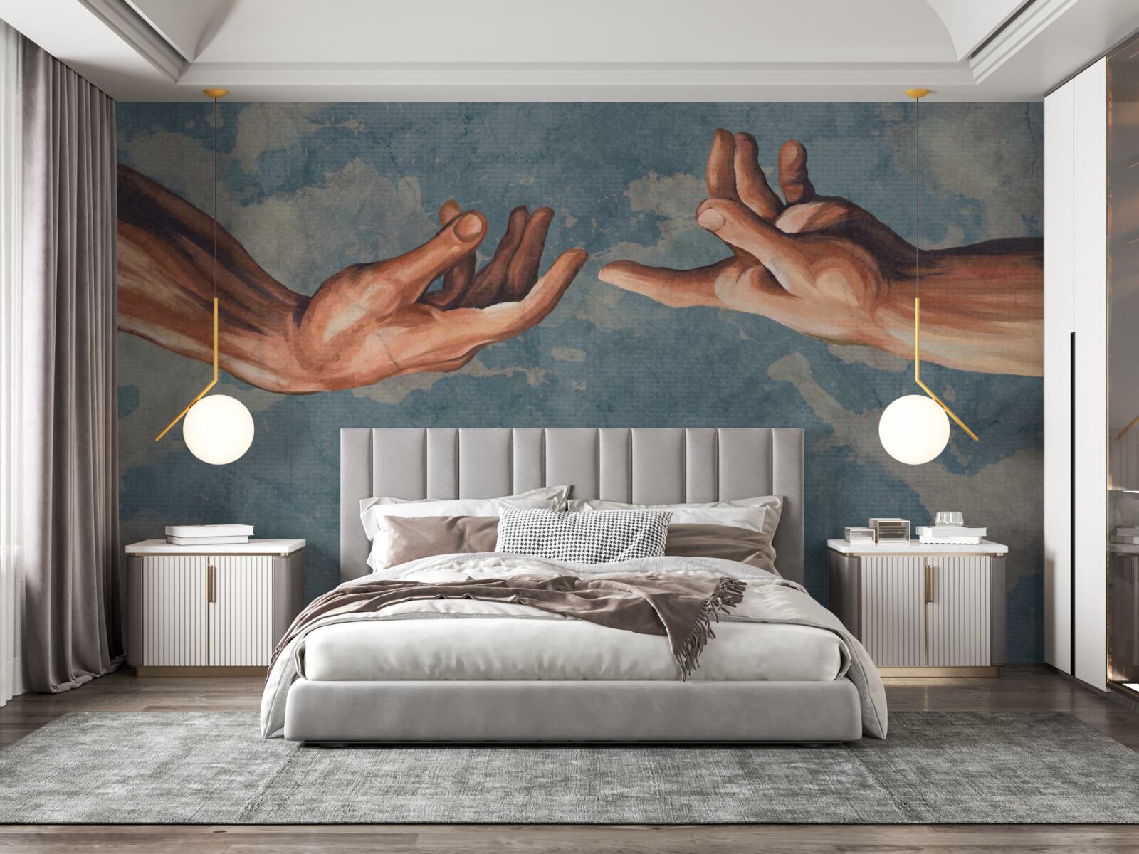 Fototapeta ruky siahajúce po sebe