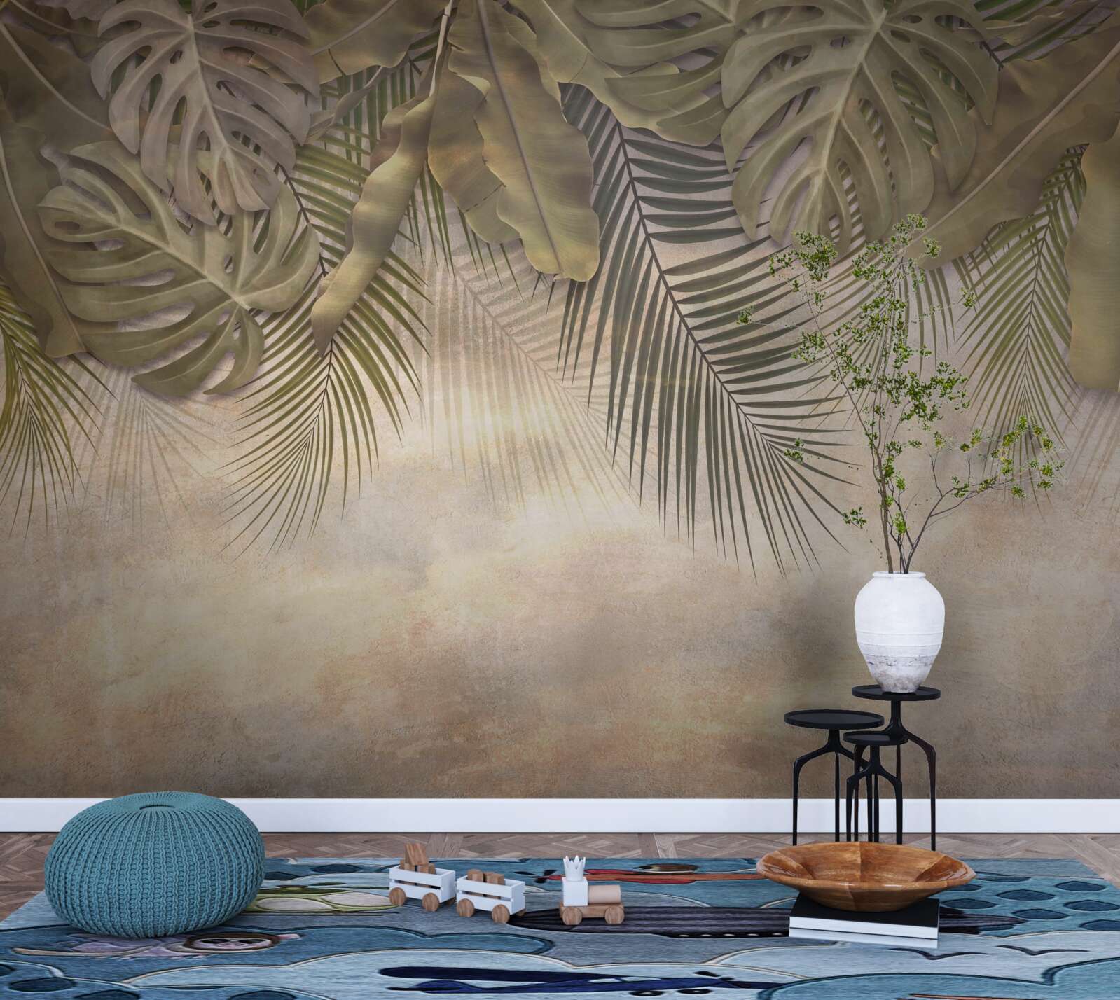 Fototapeta visiaca zelená flóra