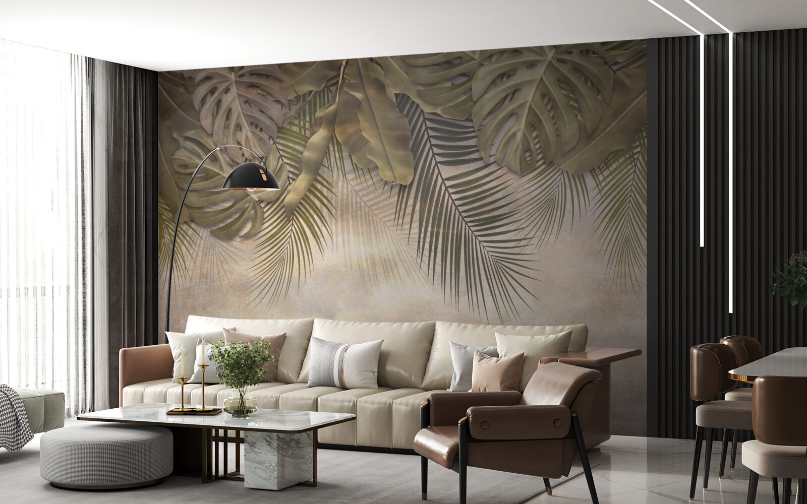 Fototapeta visiaca zelená flóra