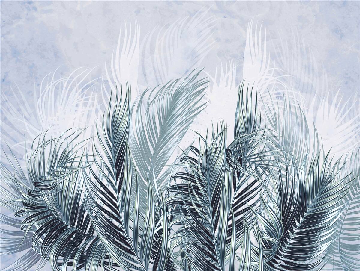 Fototapeta perie je ako hmla medzi listami