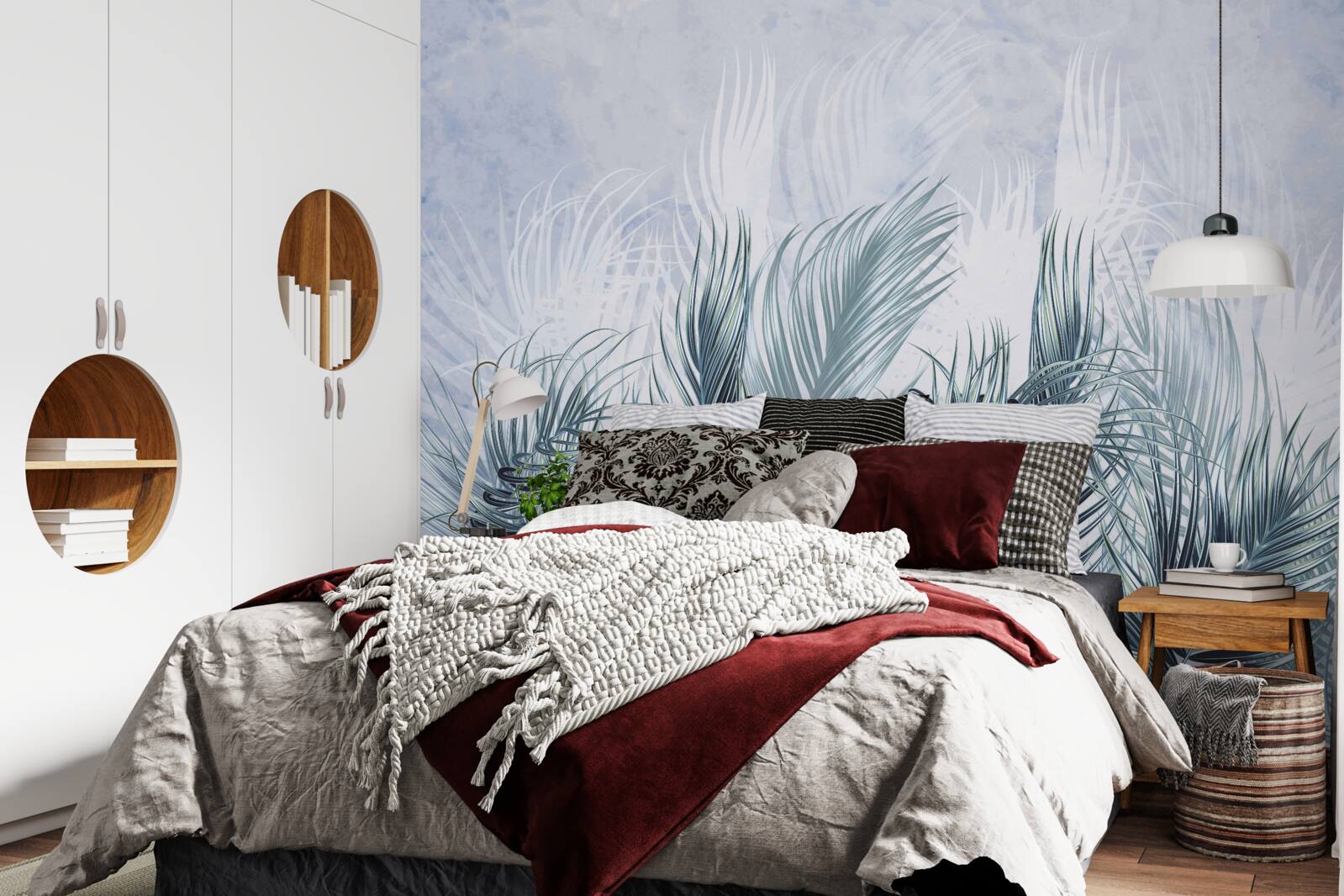 Fototapeta perie je ako hmla medzi listami