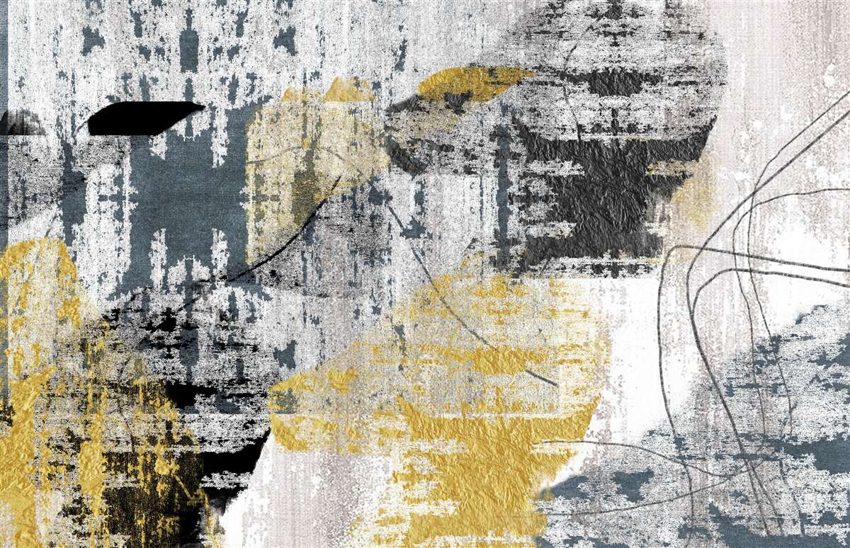 Fototapeta pozadie vytvorené z abstraktných odtieňov čiernej a zlatej