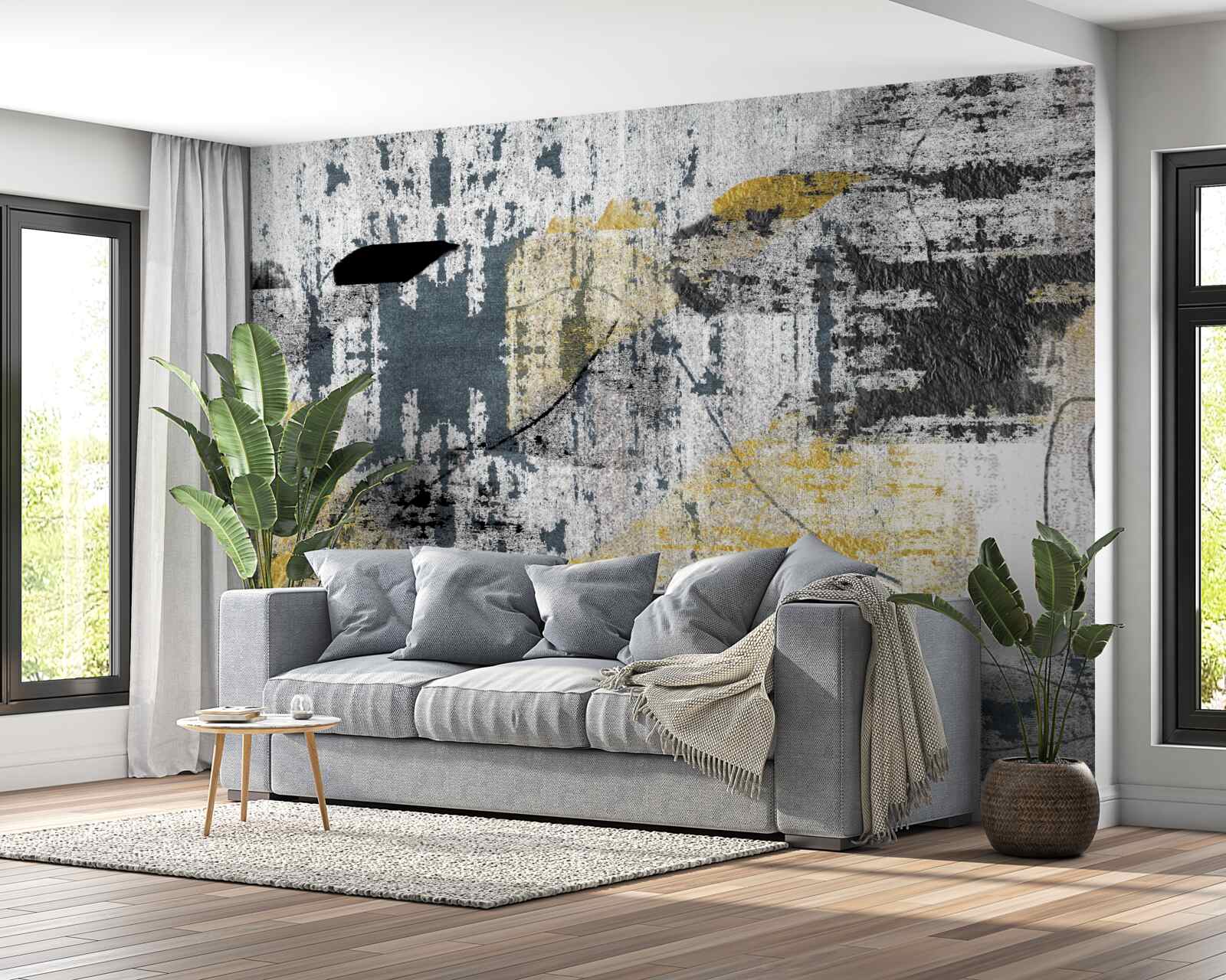 Fototapeta pozadie vytvorené z abstraktných odtieňov čiernej a zlatej