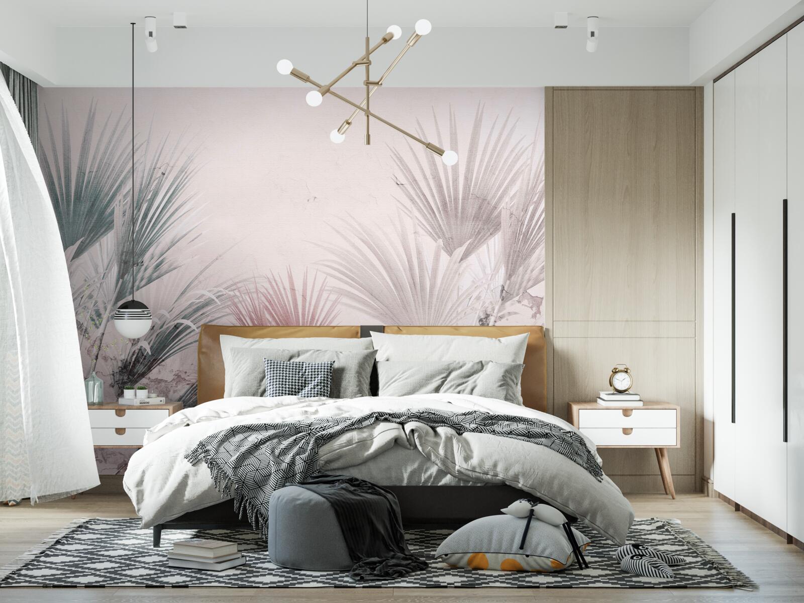 Fototapeta viacfarebné tropické paprade