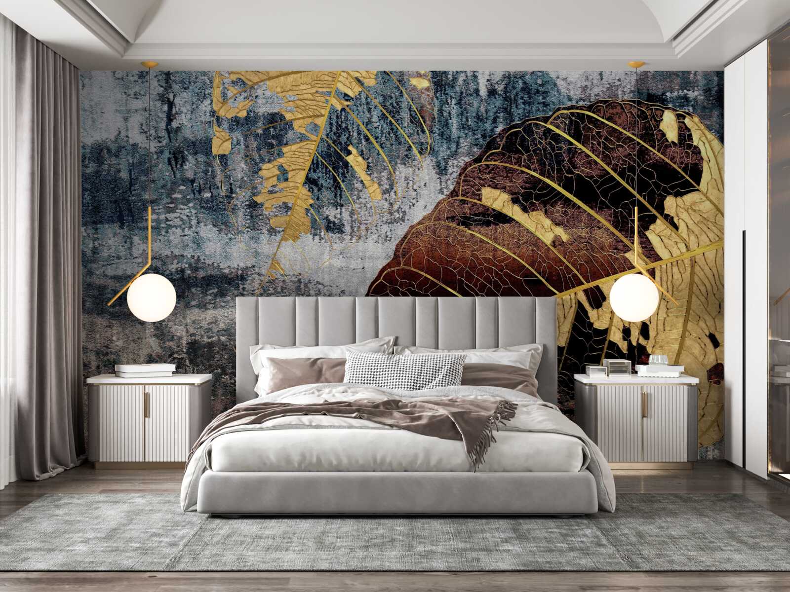 Fototapeta jesenný dážď nad vodnou hladinou