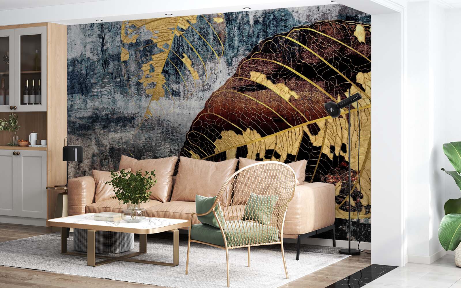 Fototapeta jesenný dážď nad vodnou hladinou