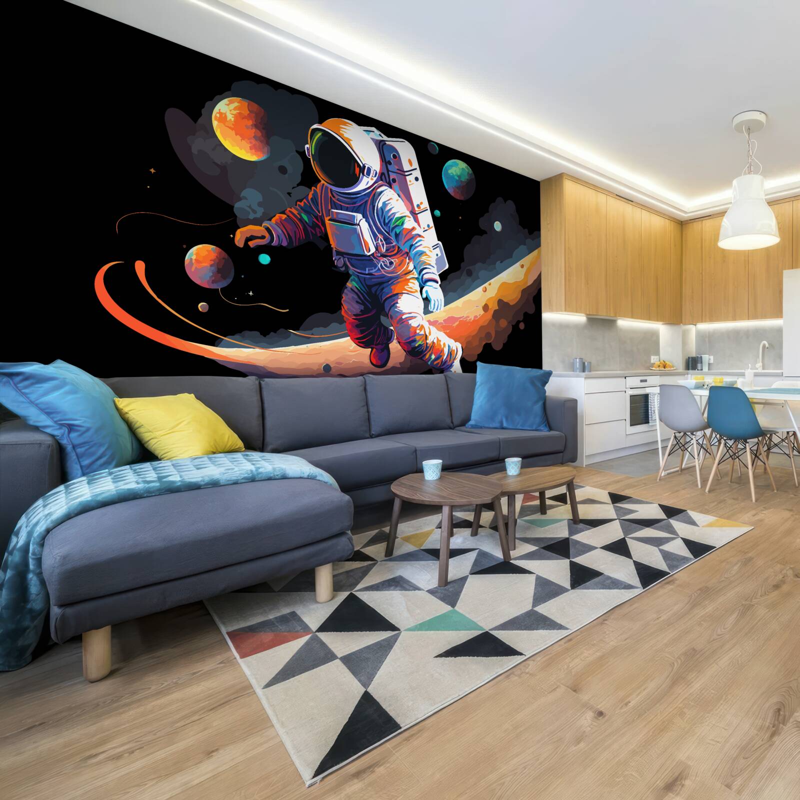 Fototapeta astronaut vo vesmíre