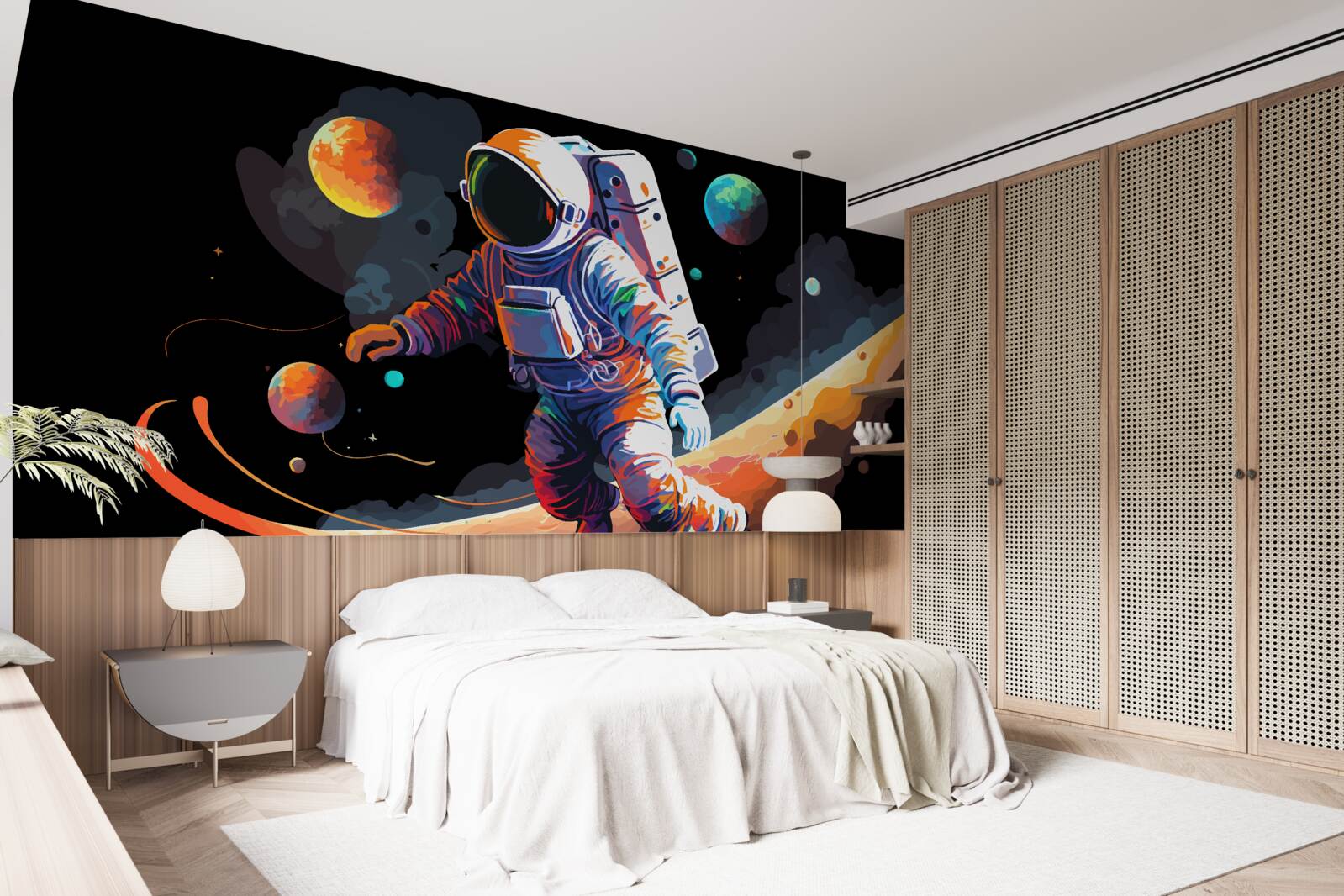 Fototapeta astronaut vo vesmíre