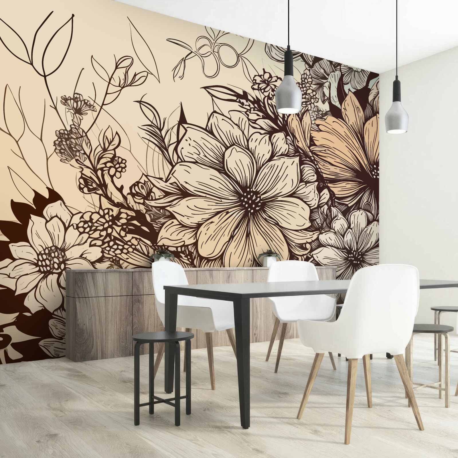 Fototapeta tropické kvety plné farieb