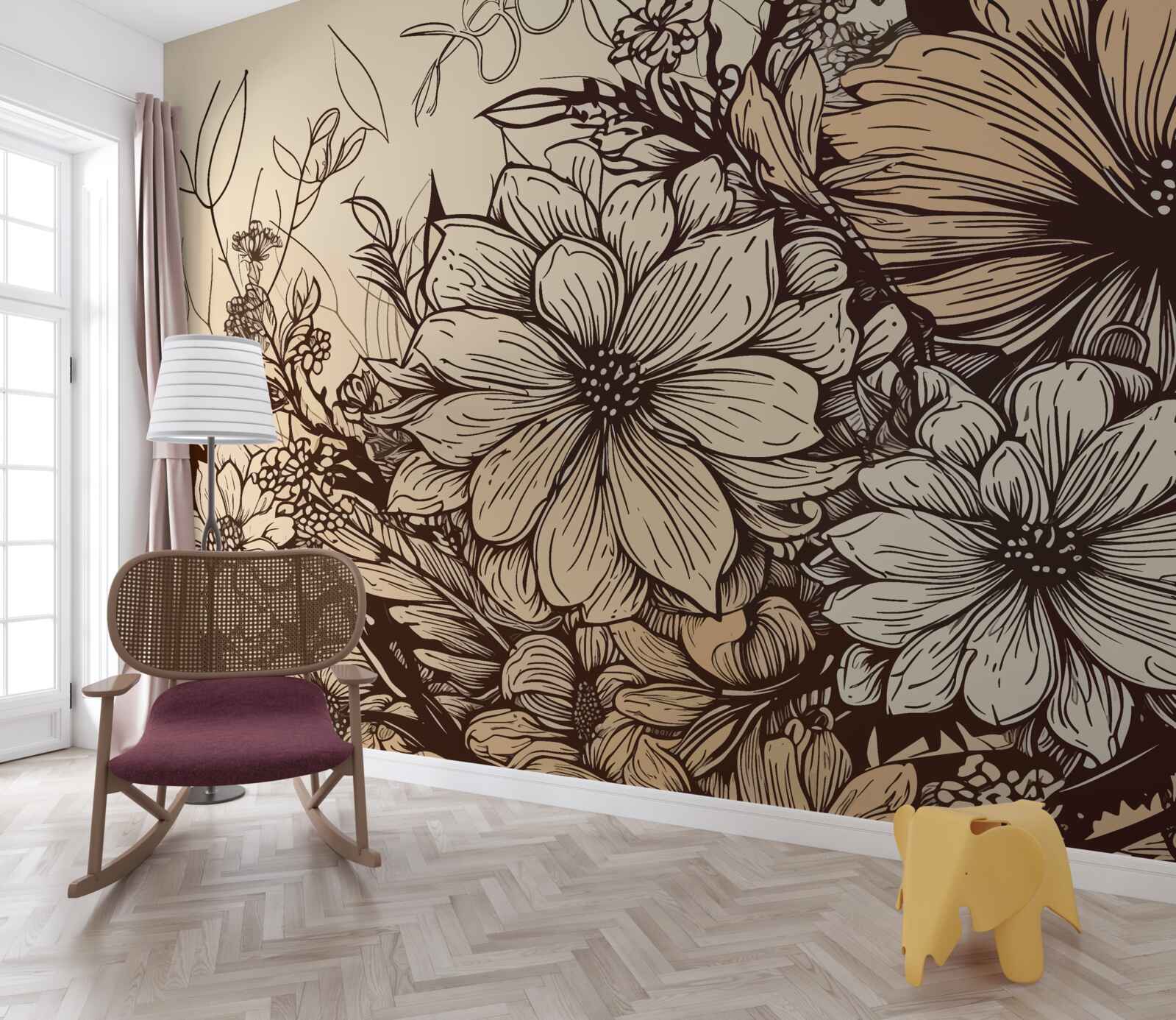 Fototapeta tropické kvety plné farieb