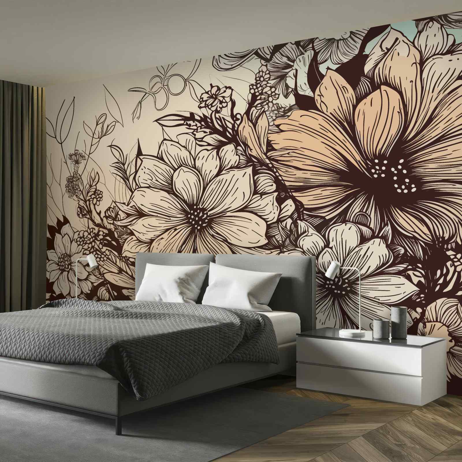 Fototapeta tropické kvety plné farieb