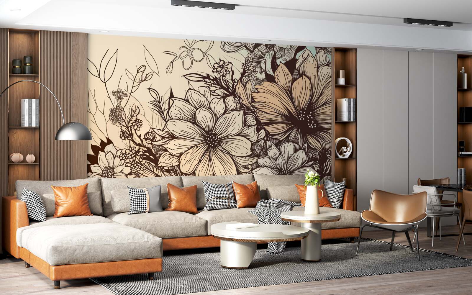 Fototapeta tropické kvety plné farieb