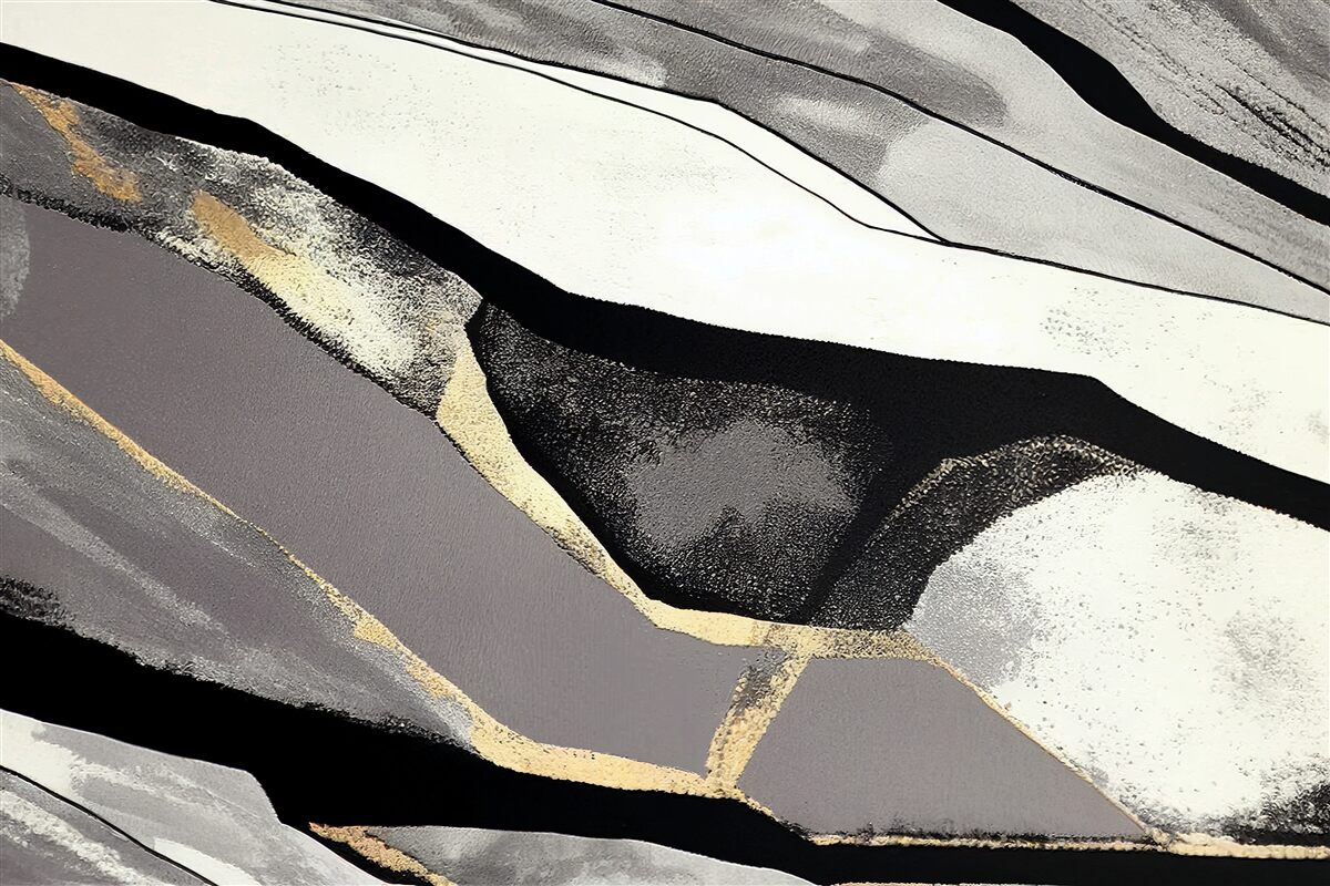 Fototapeta neposlušné štíty hôr, oblečené v čiernom