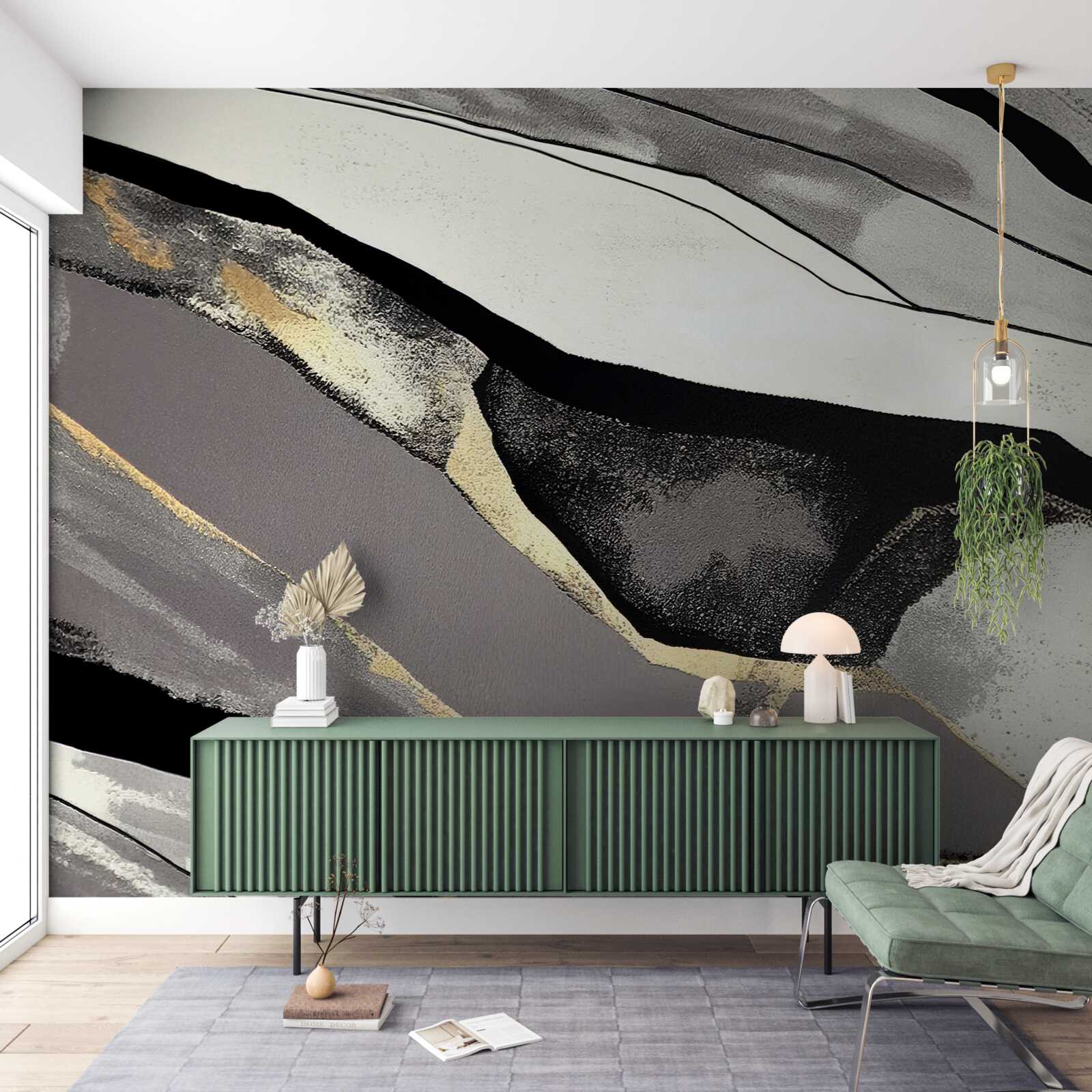 Fototapeta neposlušné štíty hôr, oblečené v čiernom