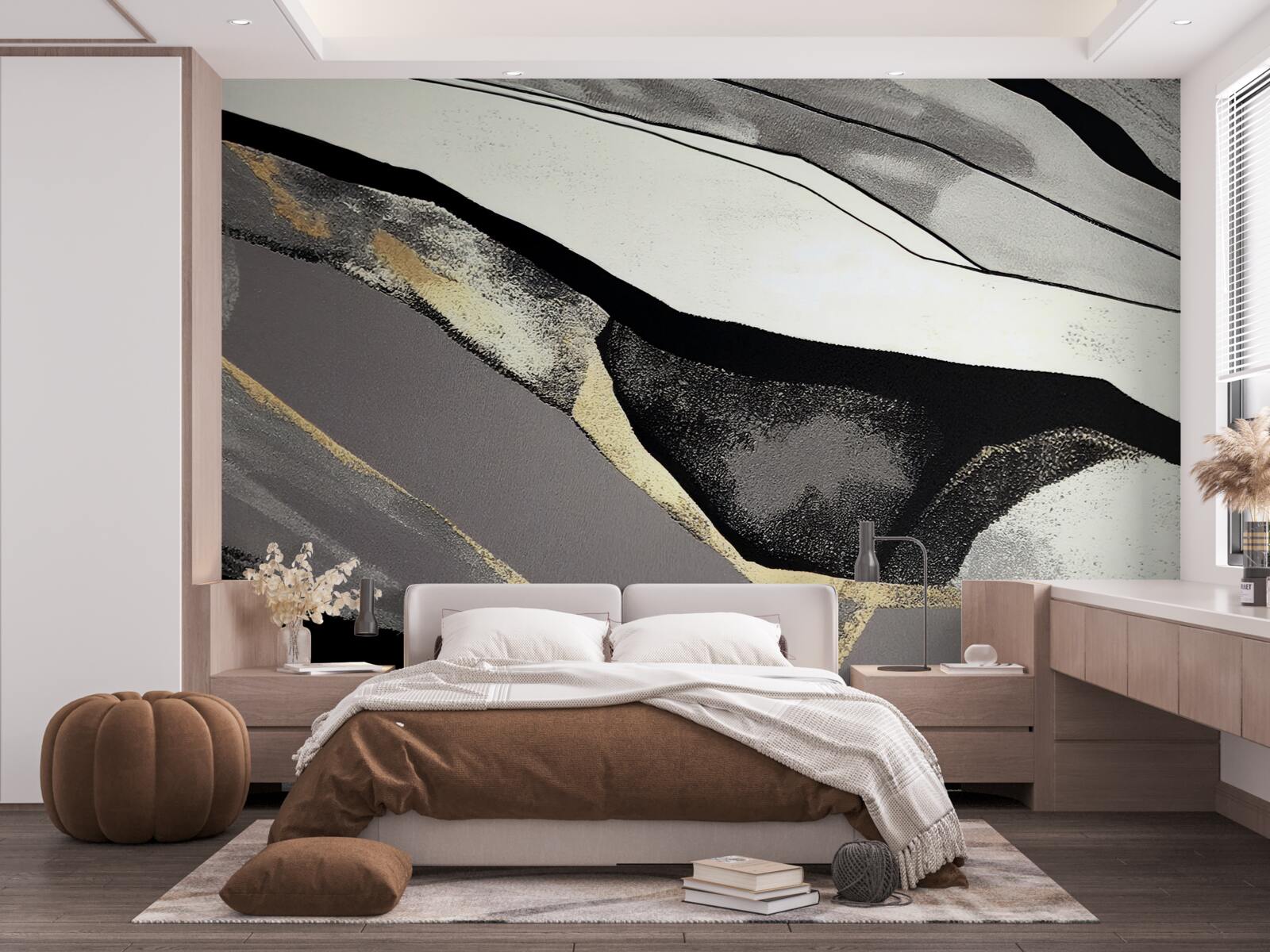 Fototapeta neposlušné štíty hôr, oblečené v čiernom