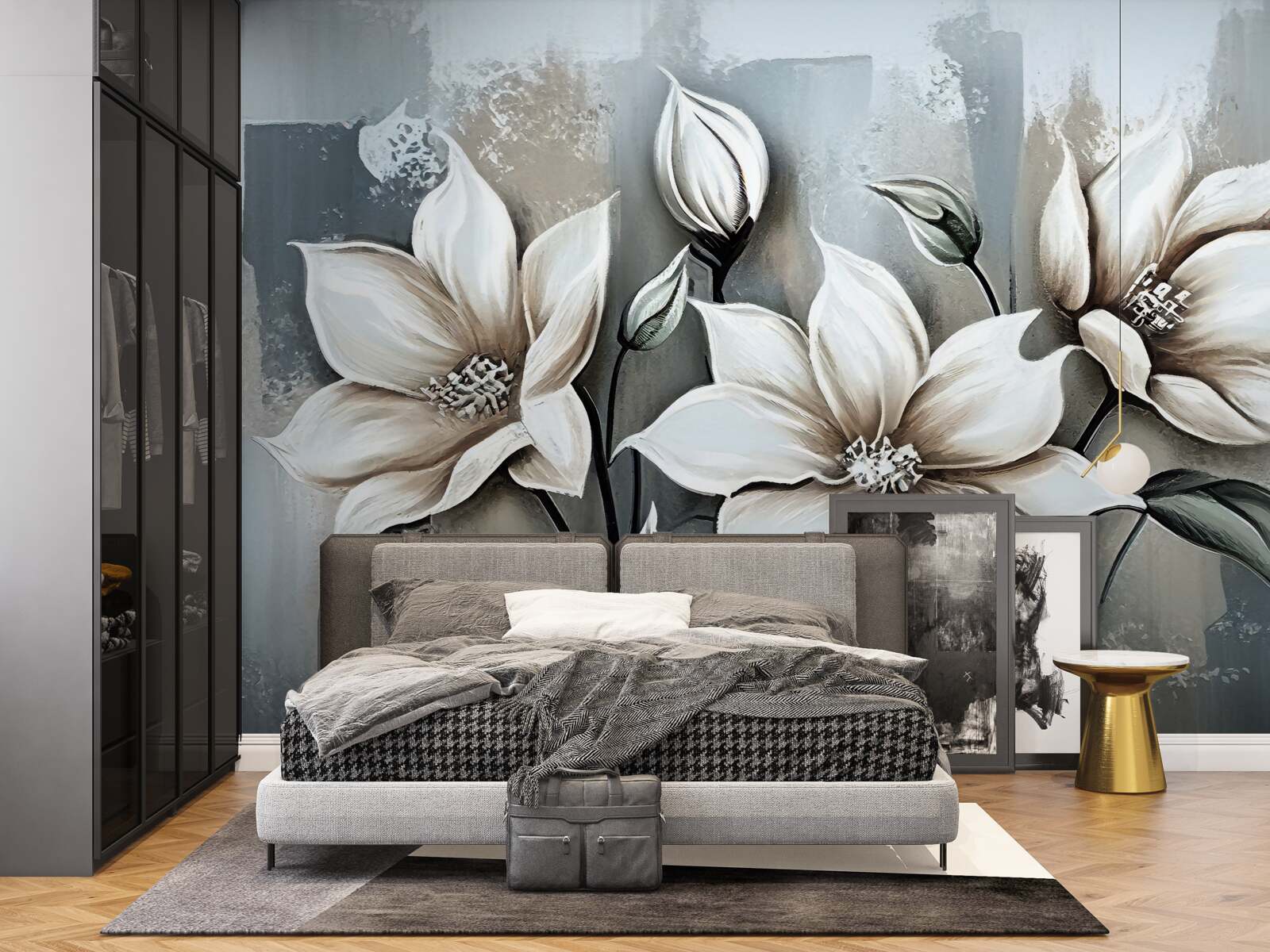 Fototapeta kytica obsahuje biele kvety