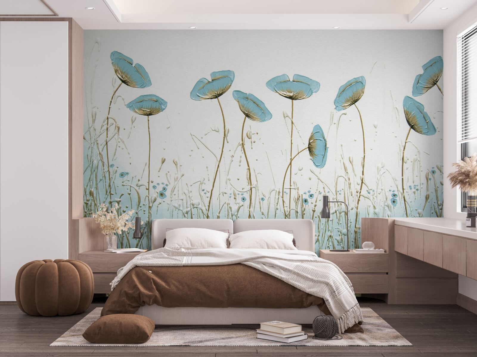 Fototapeta štíhle modré maky