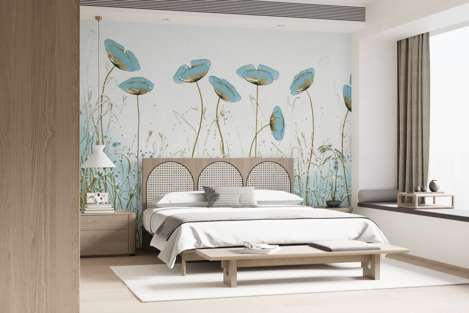 Fototapeta štíhle modré maky