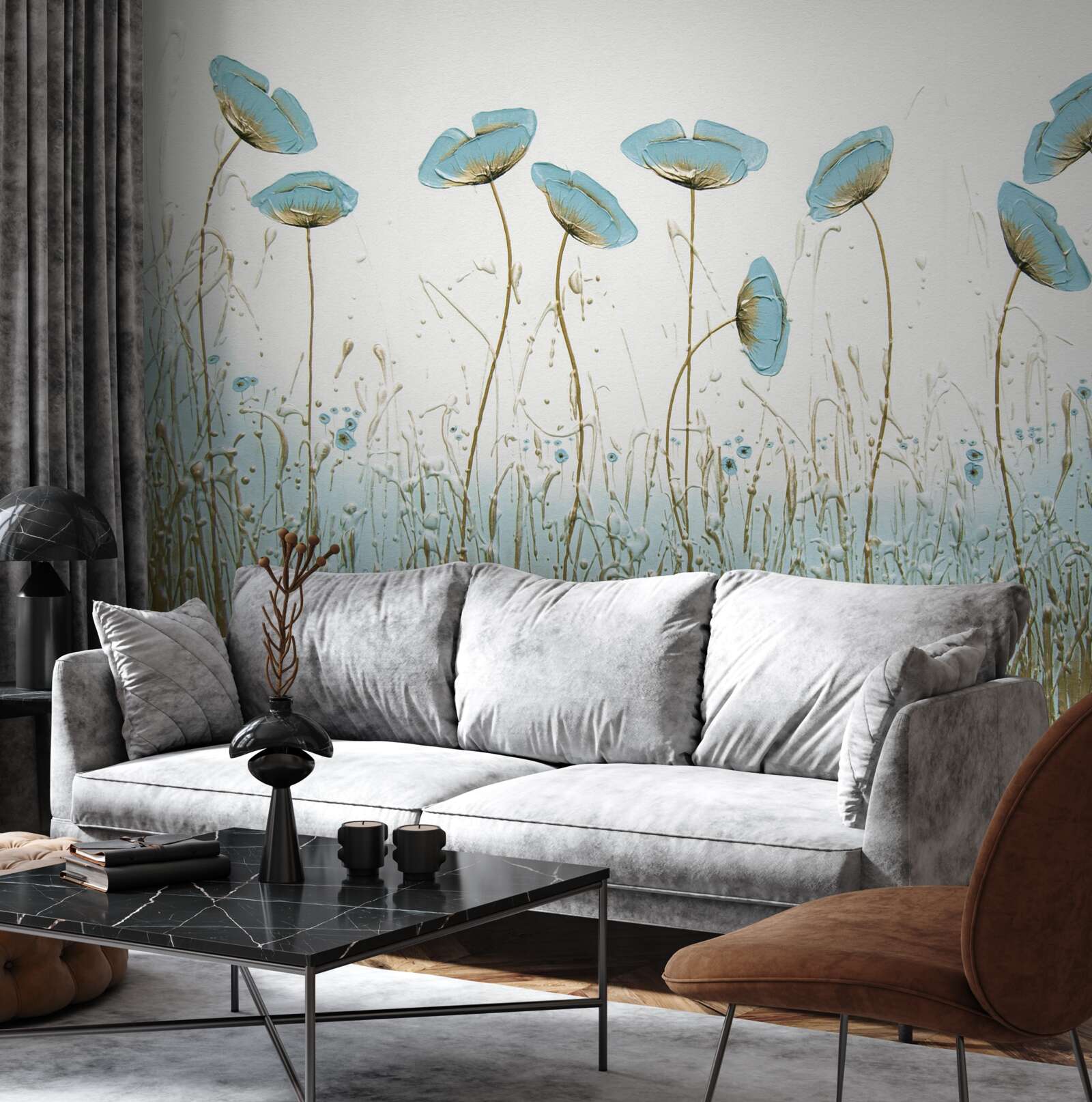 Fototapeta štíhle modré maky