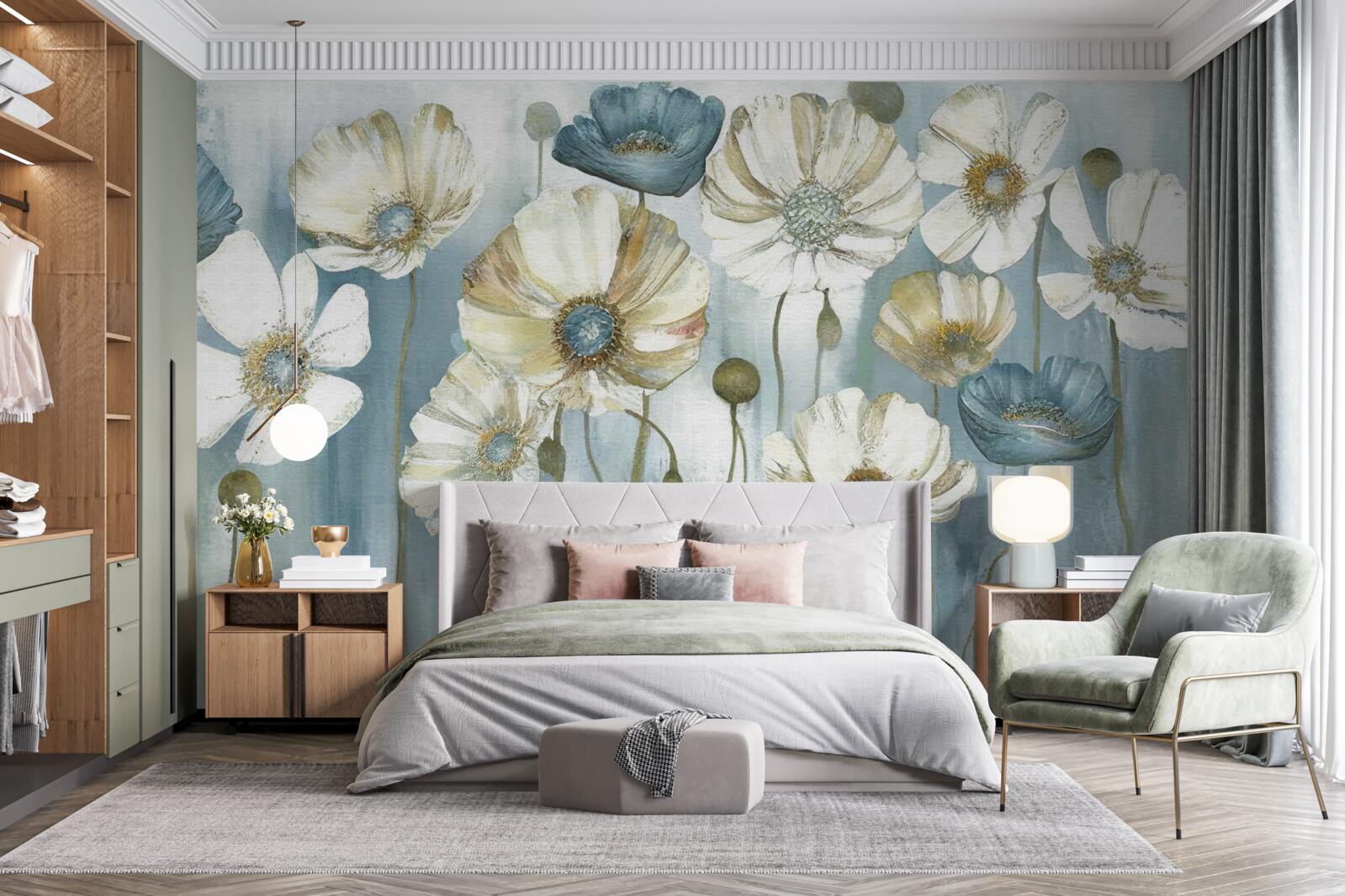 Fototapeta štíhle maky v rôznych odtieňoch