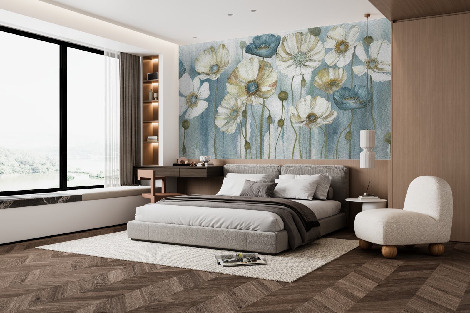 Fototapeta štíhle maky v rôznych odtieňoch