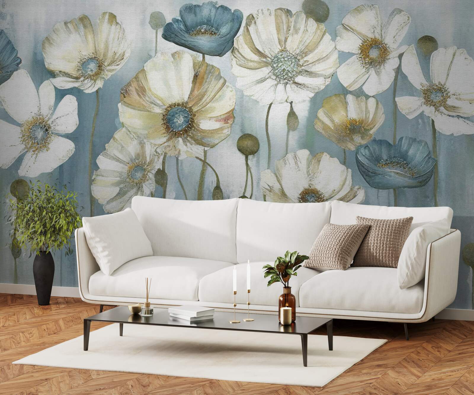 Fototapeta štíhle maky v rôznych odtieňoch