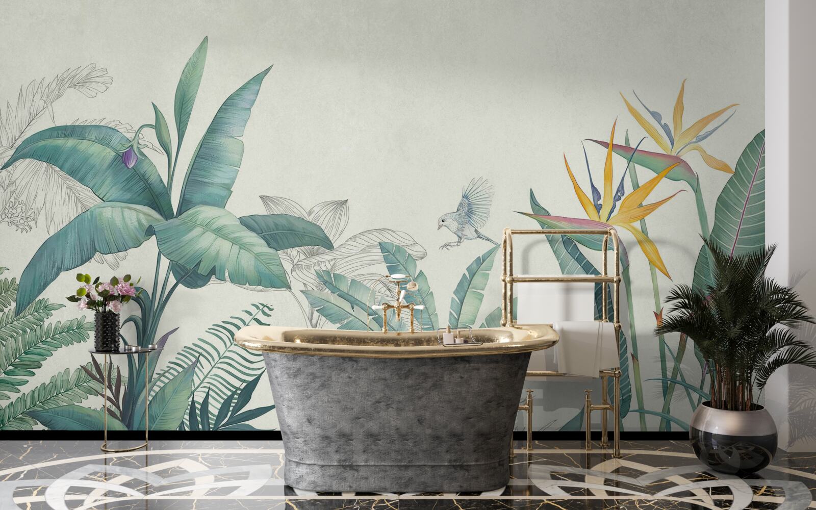 Fototapeta zelená flóra džungle