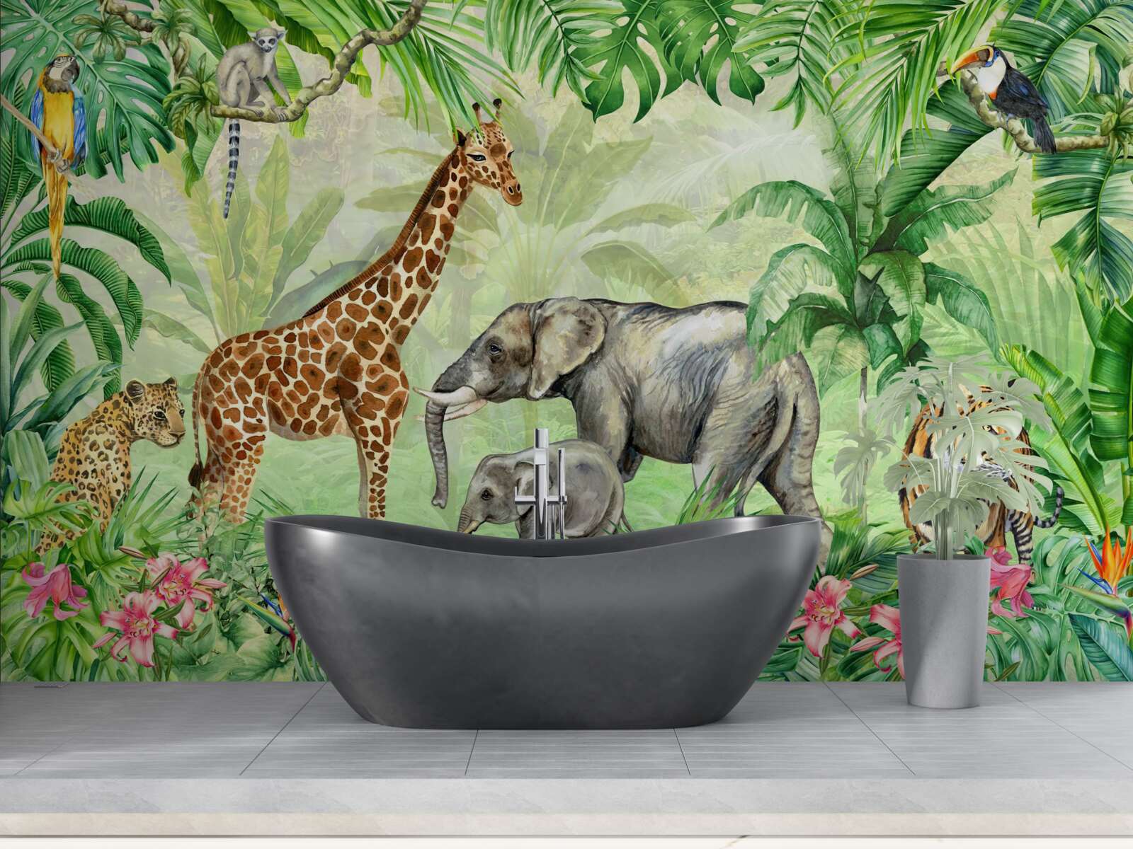 Fototapeta Afričania na dovolenke